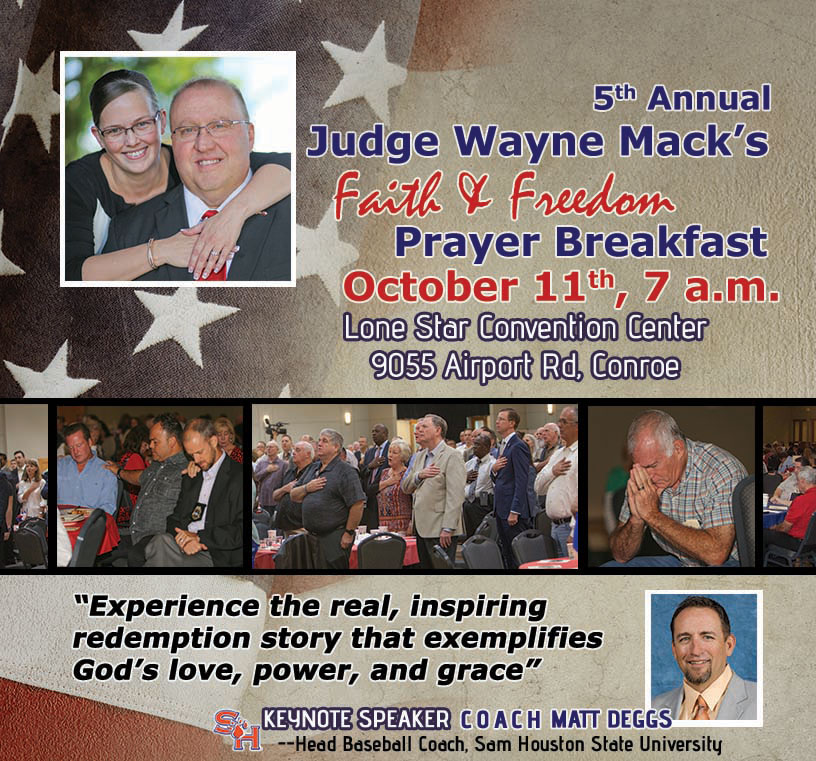 5th Annual Faith & Freedom Prayer Breakfast