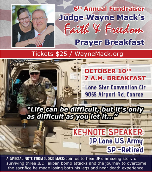 6th Annual Faith & Freedom Prayer Breakfast